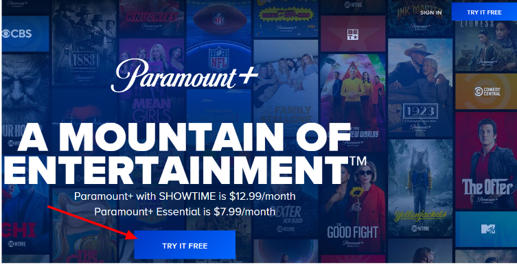 Visit the Paramount Plus Website