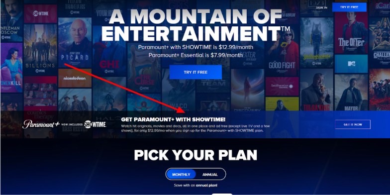 Paramount+ Essential Price 