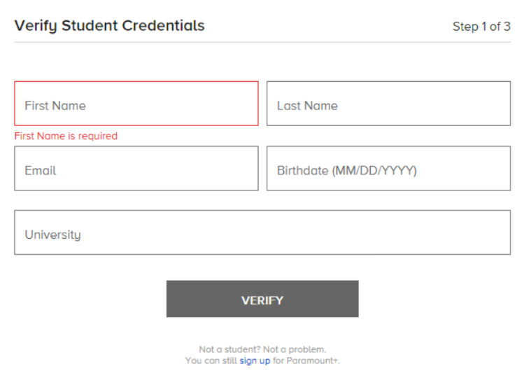 Verify Student Credentials