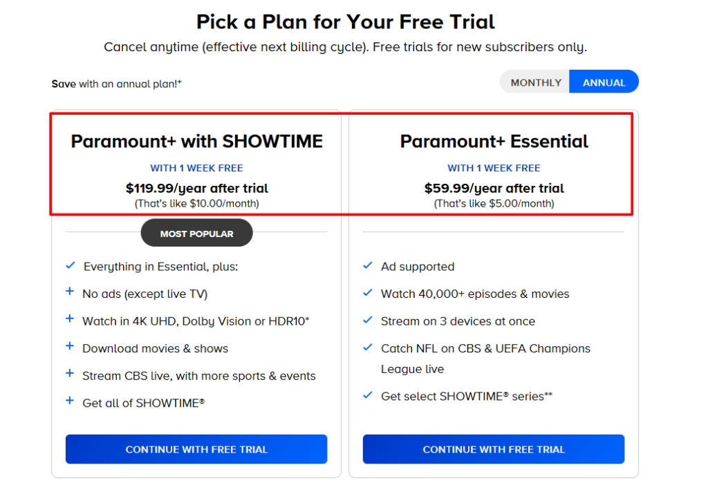 Paramount Plus Subscription Paramount Plus Subscription