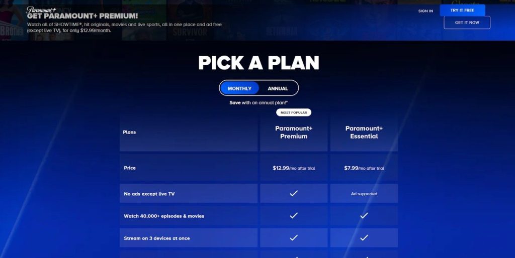 Paramount Plus Plans For Sports Fans